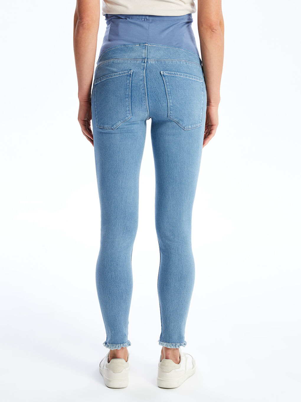 LCWAIKIKI Maternity Tummy Paneled Mercury Skinny Fit Maternity Jeans -W4AC66Z8-507