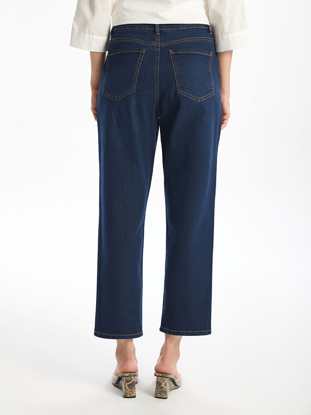 LCWAIKIKI Classic Schlanke Mama Damen Jeans -W4AD22Z8-309