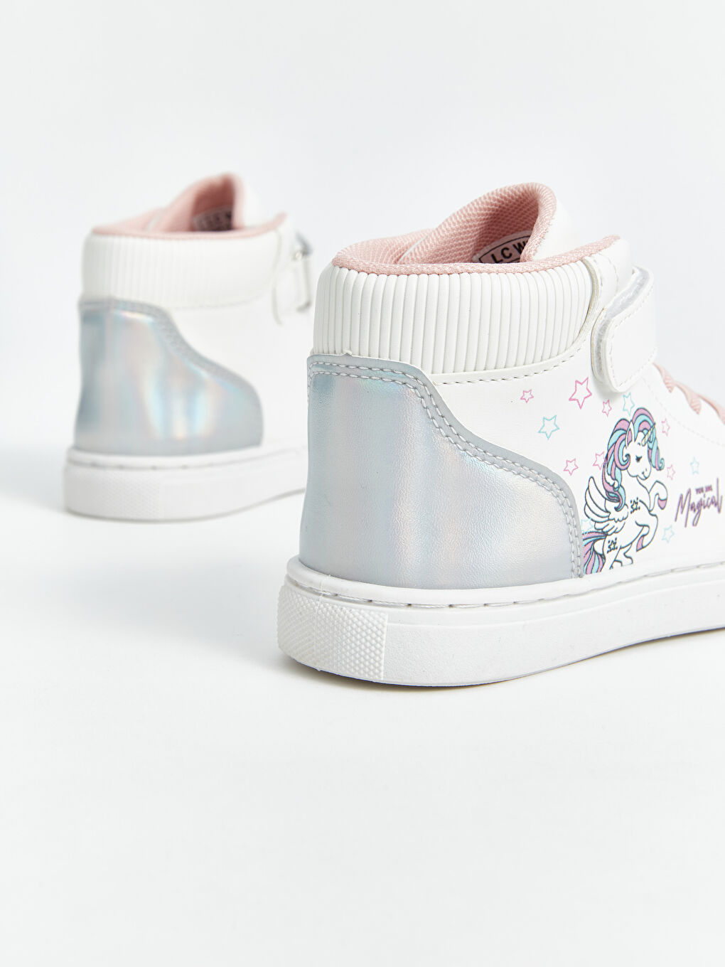 Lace-Up and Hook-and-Loop Girls' Sneakers-4