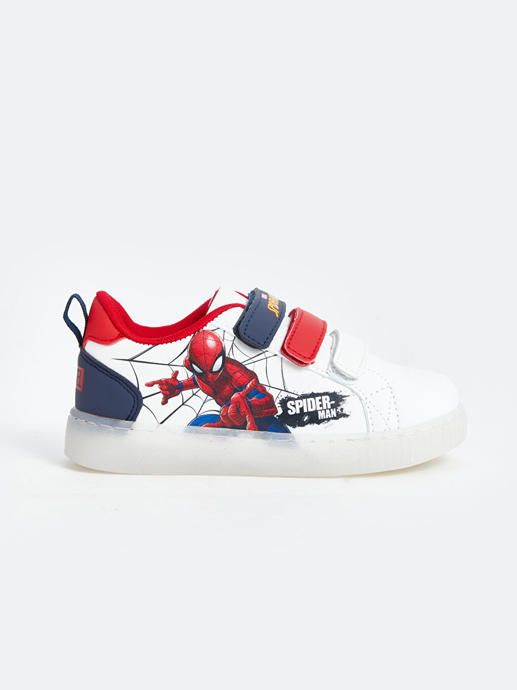 Spiderman Printed Light-Up Sole Boys' Sneakers-3
