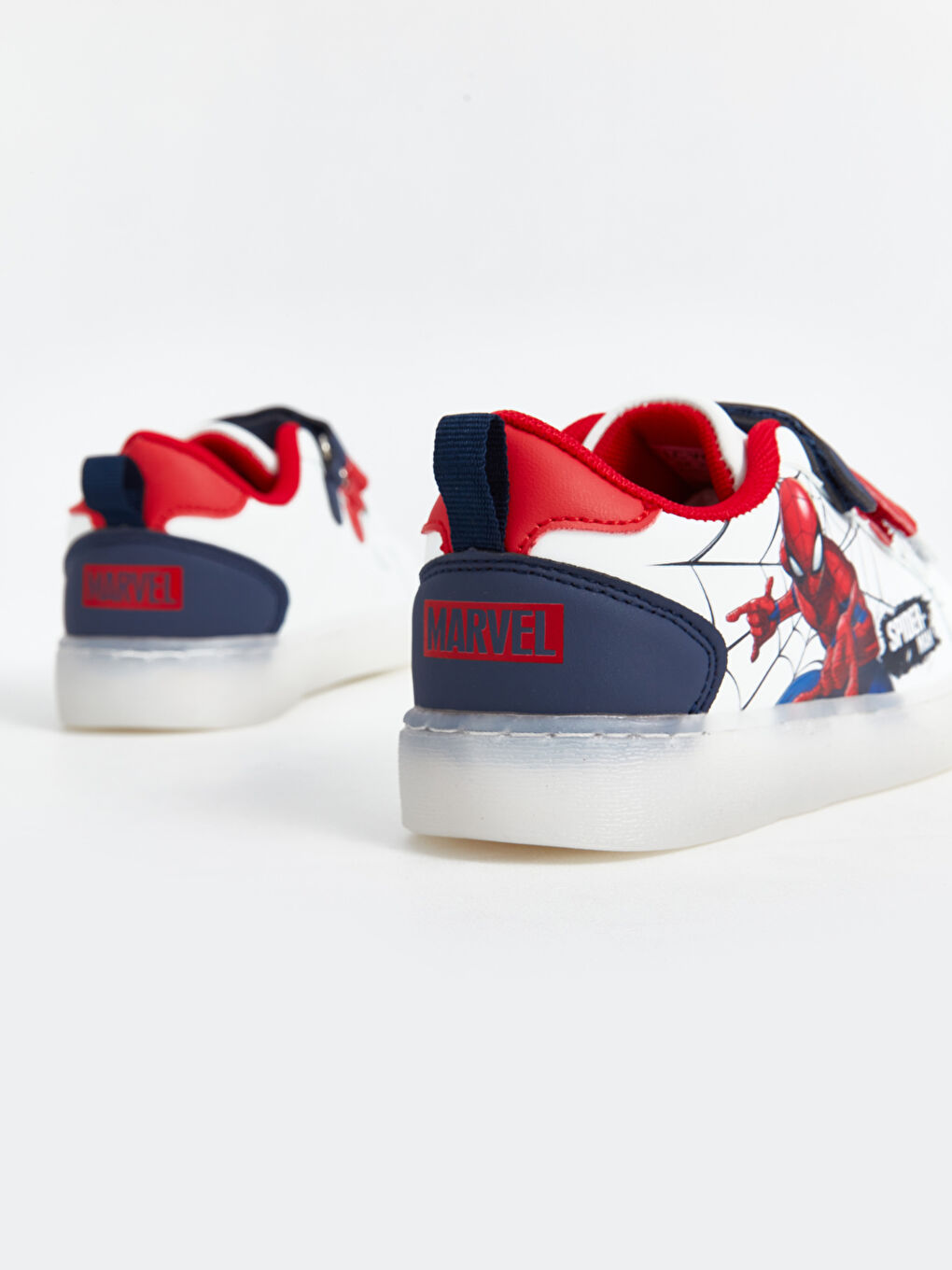 Spiderman Printed Light-Up Sole Boys' Sneakers-5