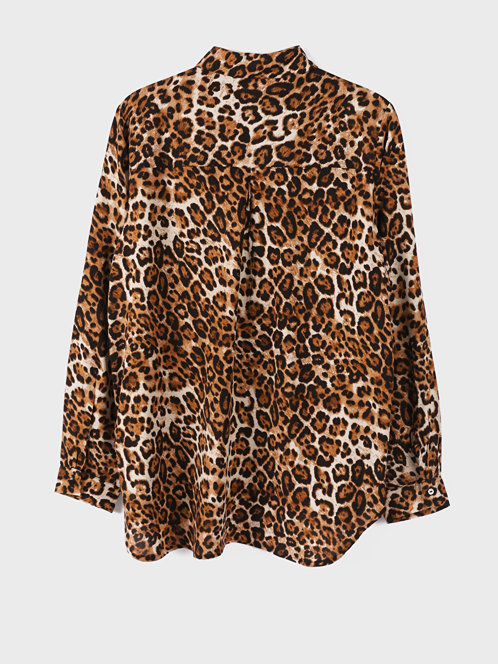 Këmishë Print Leopardi Për Gra-3