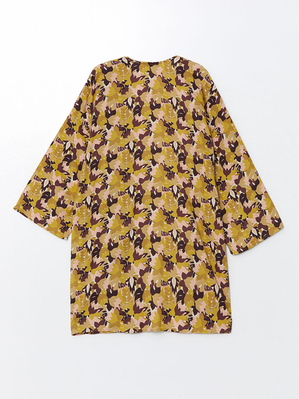 Kimono Oversize à Motifs pour Femmes avec Col Châle-5