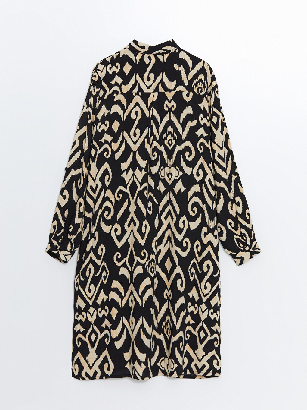 Patterned Oversize Women's Shirt Tunic-5