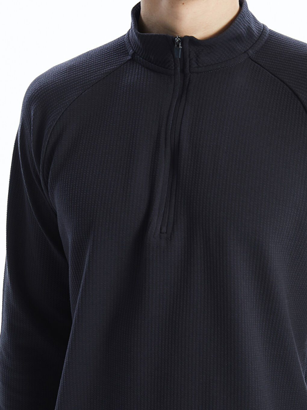 XSIDE ACTIVE Antrasit Dik Yaka Erkek Sweatshirt - 2