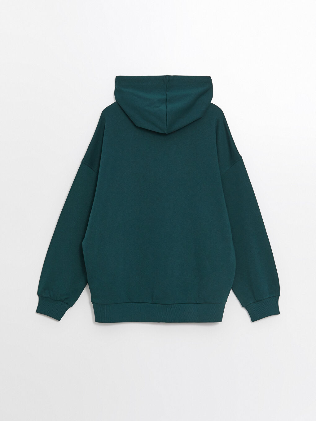 Printed Long Sleeve Oversize Women's Hoodie-5