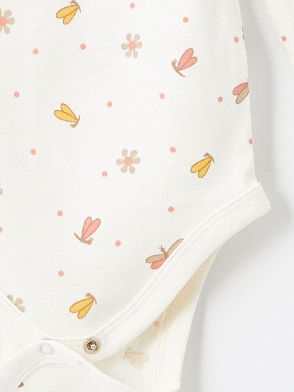 Crew Neck Long Sleeve Printed Baby Girls' Snap Bodysuit and Leggings 2 Pack Set-6