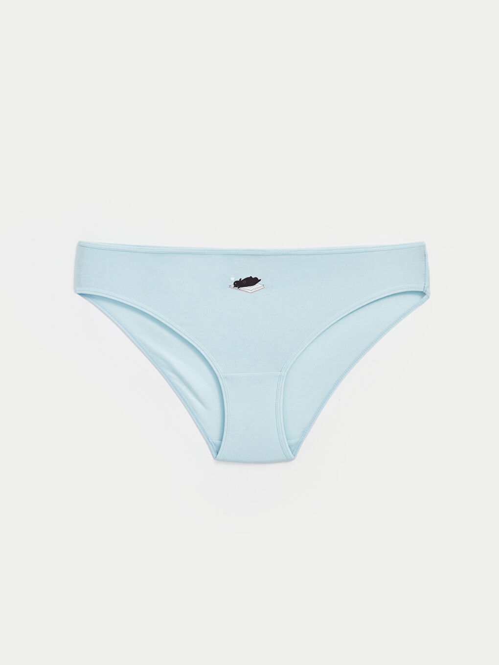 Mor Baskılı Bikini Külot