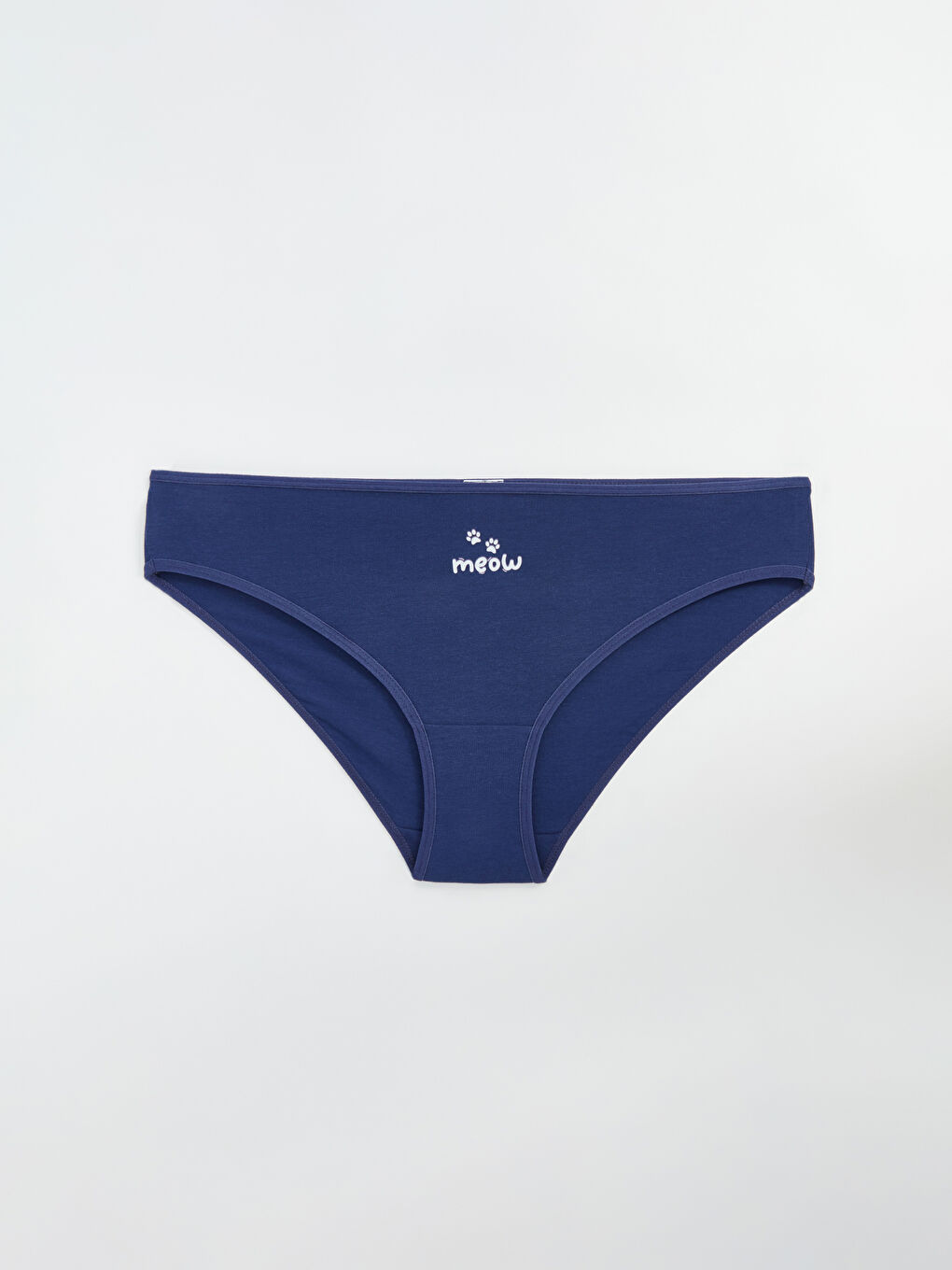 Mavi Baskılı Bikini Külot