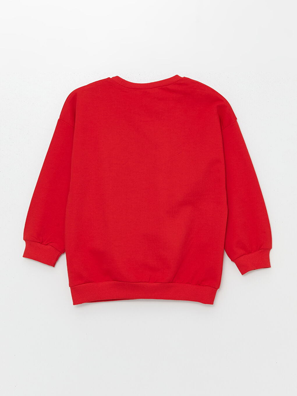 Bej Bisiklet Yaka Uzun Kollu Baskılı Erkek Bebek Sweatshirt 2'li-2