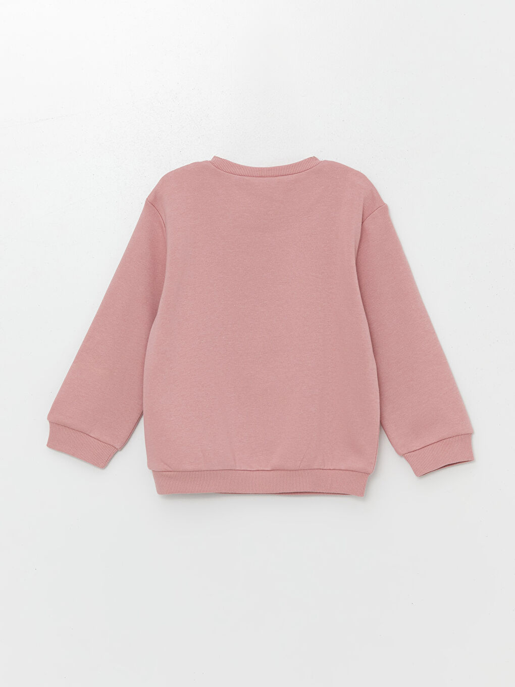 LCW baby Crew Neck Long Sleeve Printed Girls Sweatshirt 2 Pack -W4AG79Z1-LRA