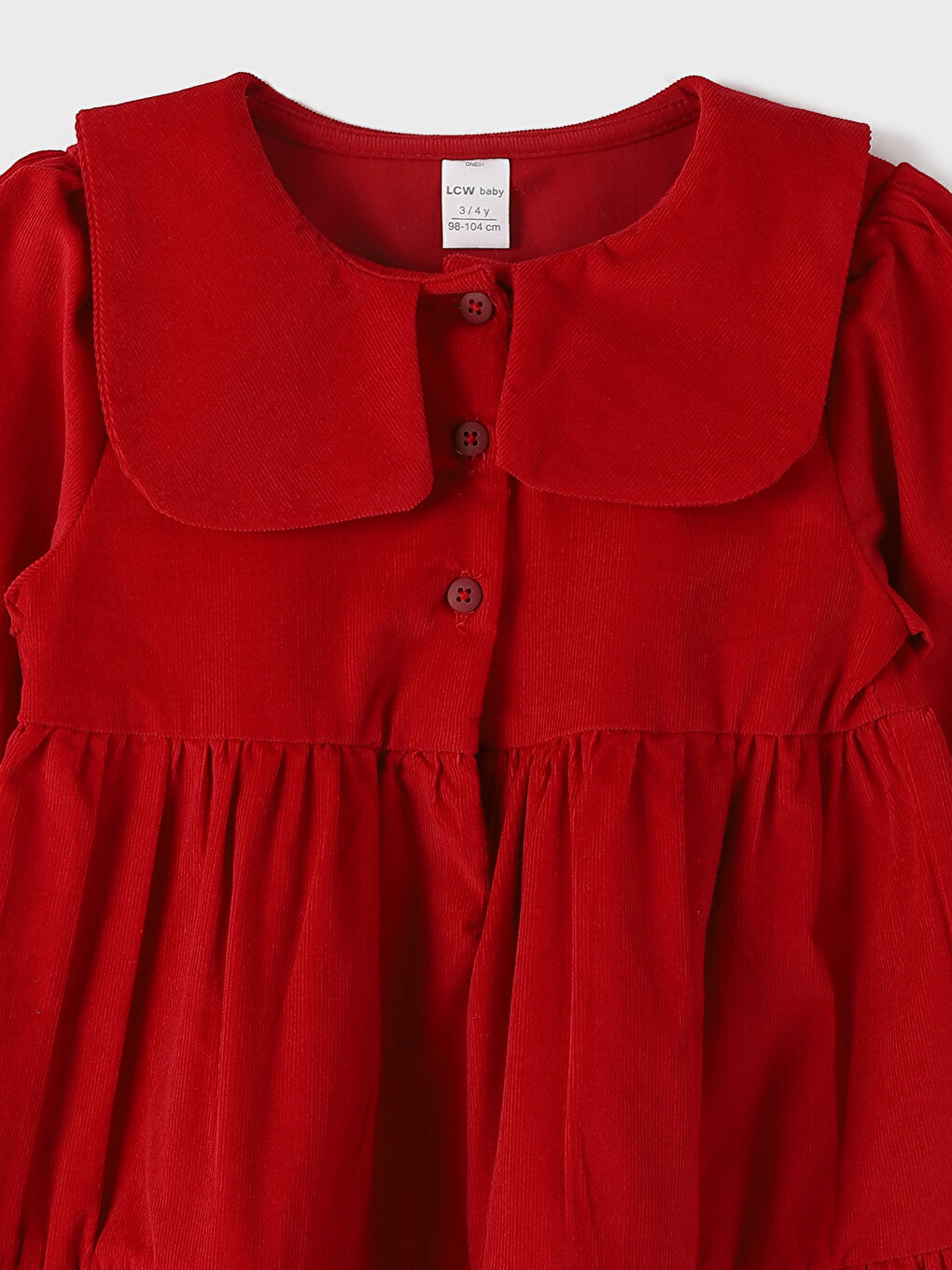 فستان للبنات بياقة بيتر بان-3