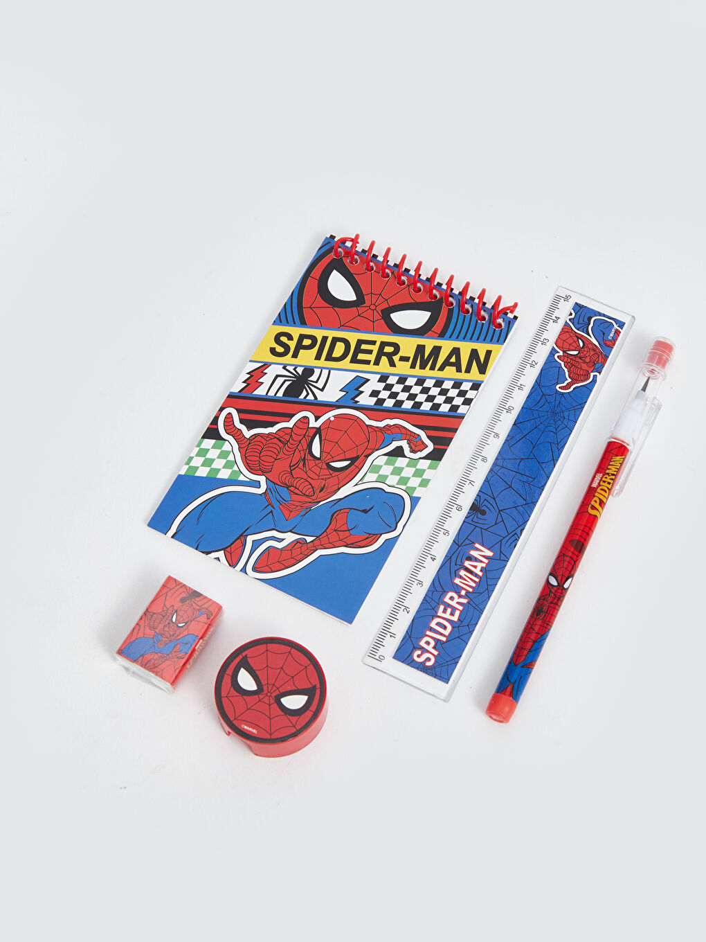 LCW ACCESSORIES Karışık Spiderman Baskılı Erkek Çocuk Kırtasiye Seti