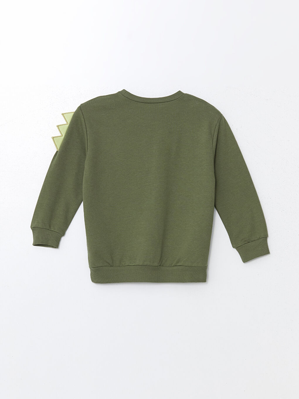 LCW Kids Haki Bisiklet Yaka Baskılı Erkek Bebek Sweatshirt - 1