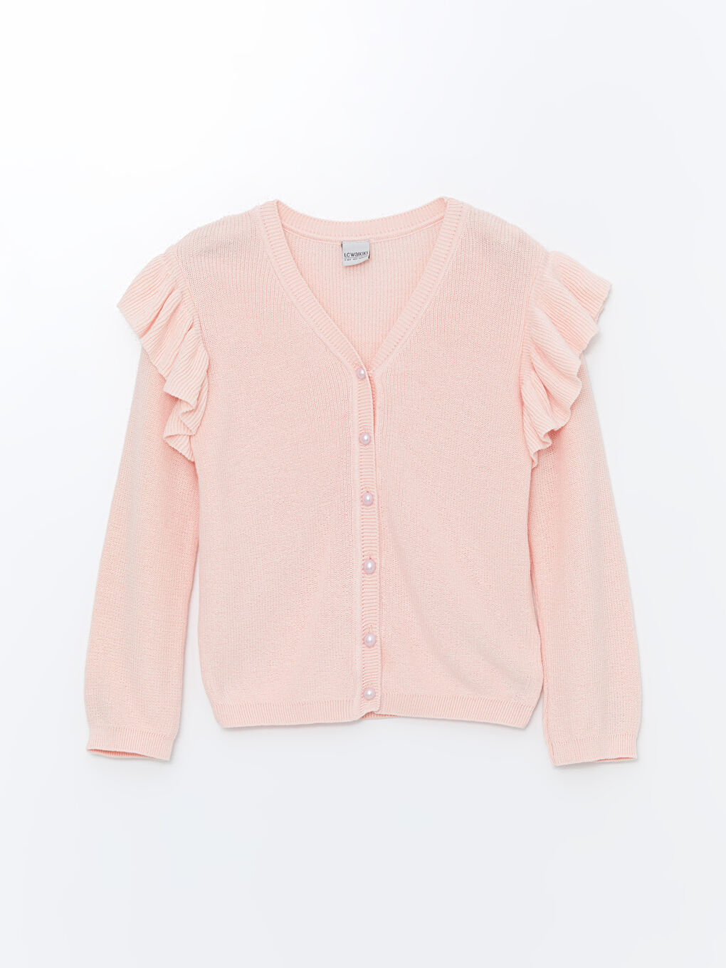 Cardigan en Tricot à Encolure en V pour Filles