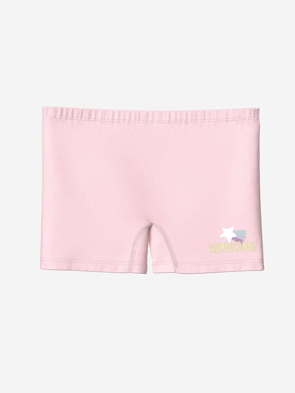 LCW Kids Pembe Baskılı Kız Çocuk Boxer