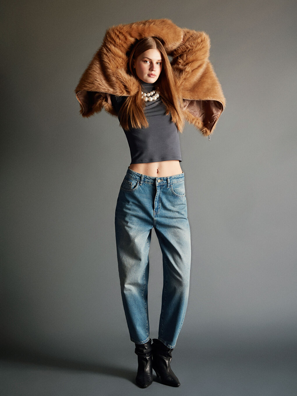 LCW Jeans جينز نيلي امرأة -W4AH97Z8-JVU