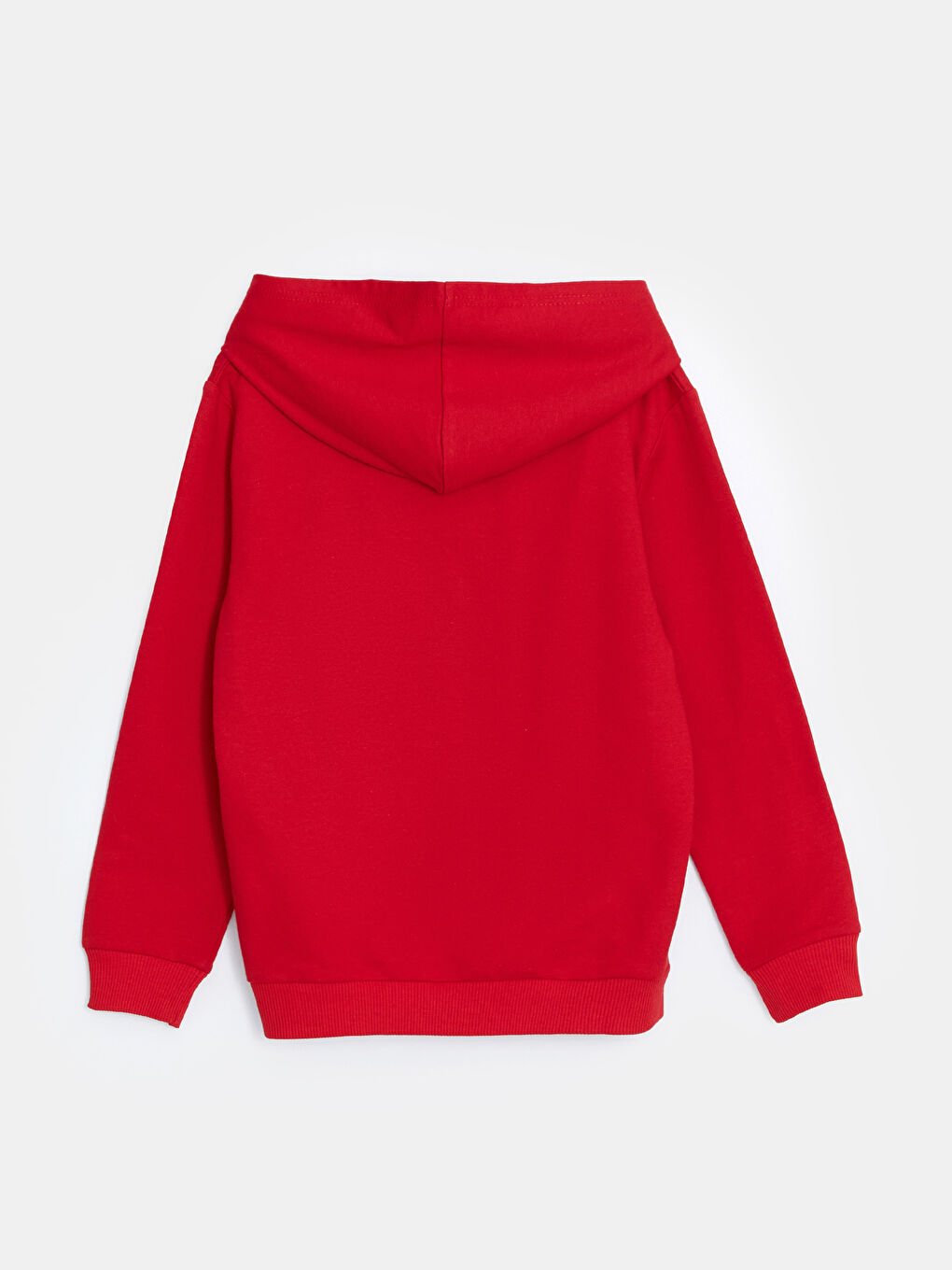 LCW Kids Kırmızı Kapüşonlu Atatürk İmza Baskılı Erkek Çocuk Sweatshirt - 3