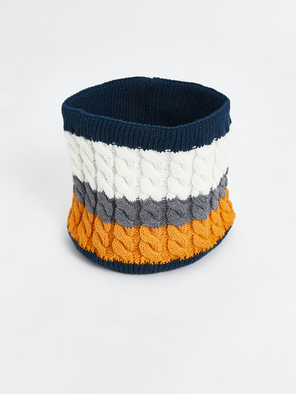 Karışık Renk Bloklu Erkek Çocuk Boyunluk