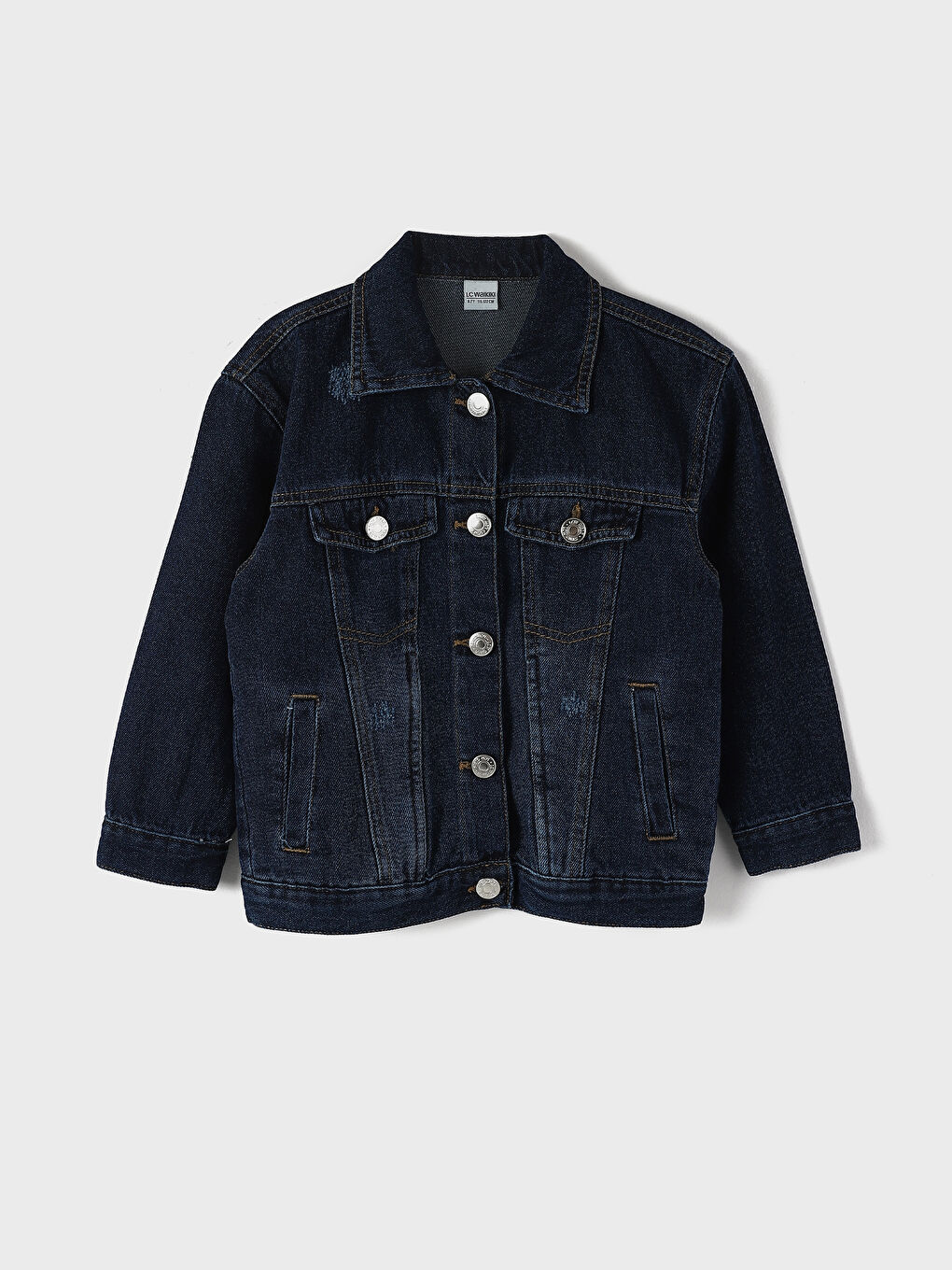 سترة جينز للبنات بقصة مريحة