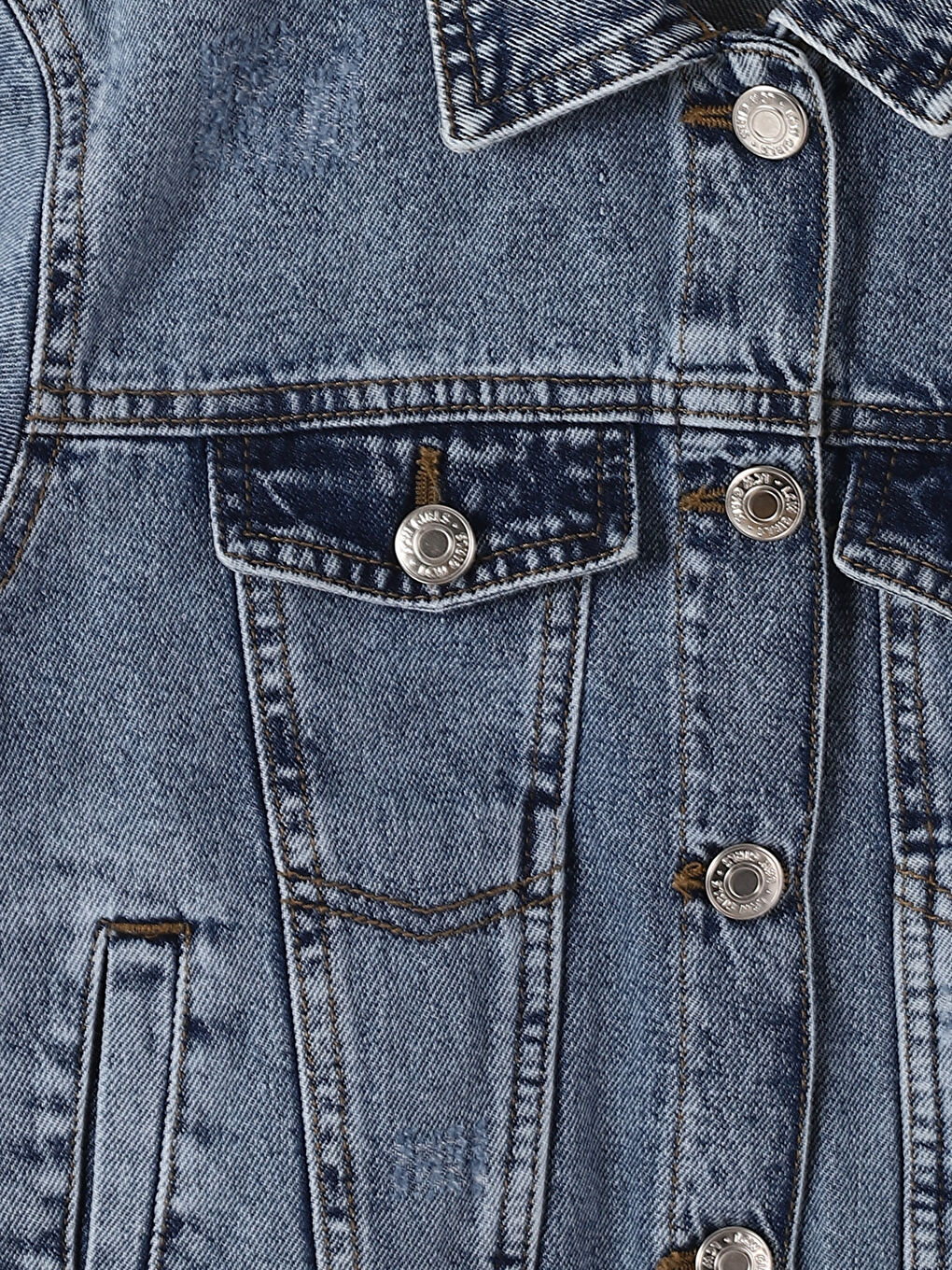 سترة جينز للبنات بقصة مريحة-2