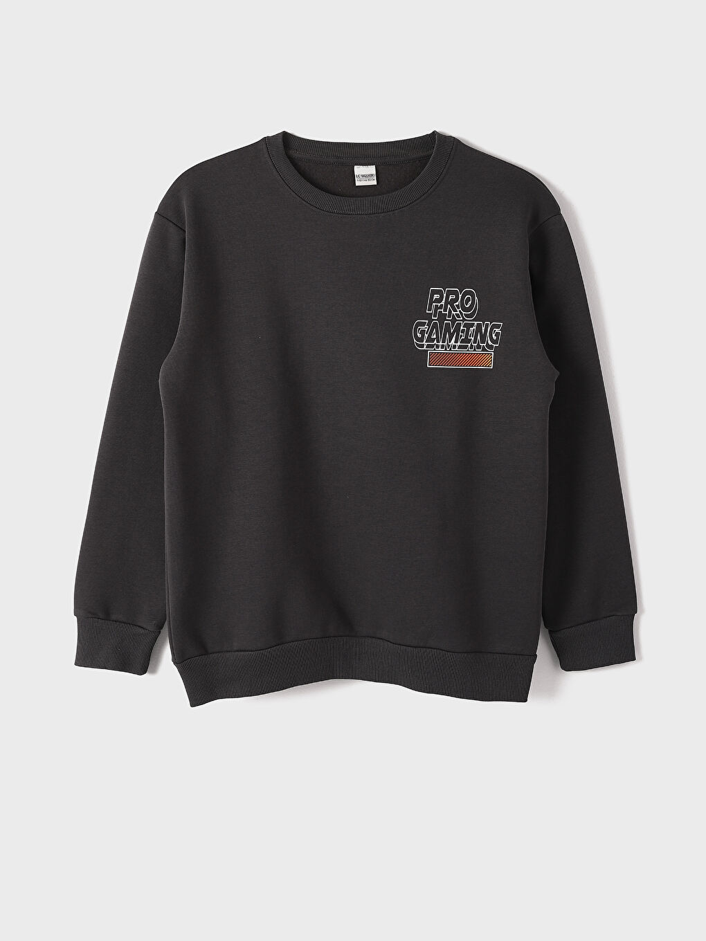 Crew Neck Boys' Thick Sweatshirt -W4AK04Z4-HEF