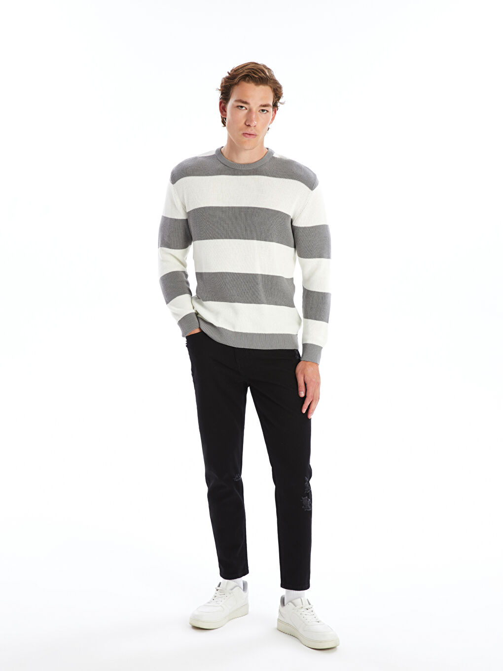 Muške farmerke - slim fit -W4AK53Z8-326