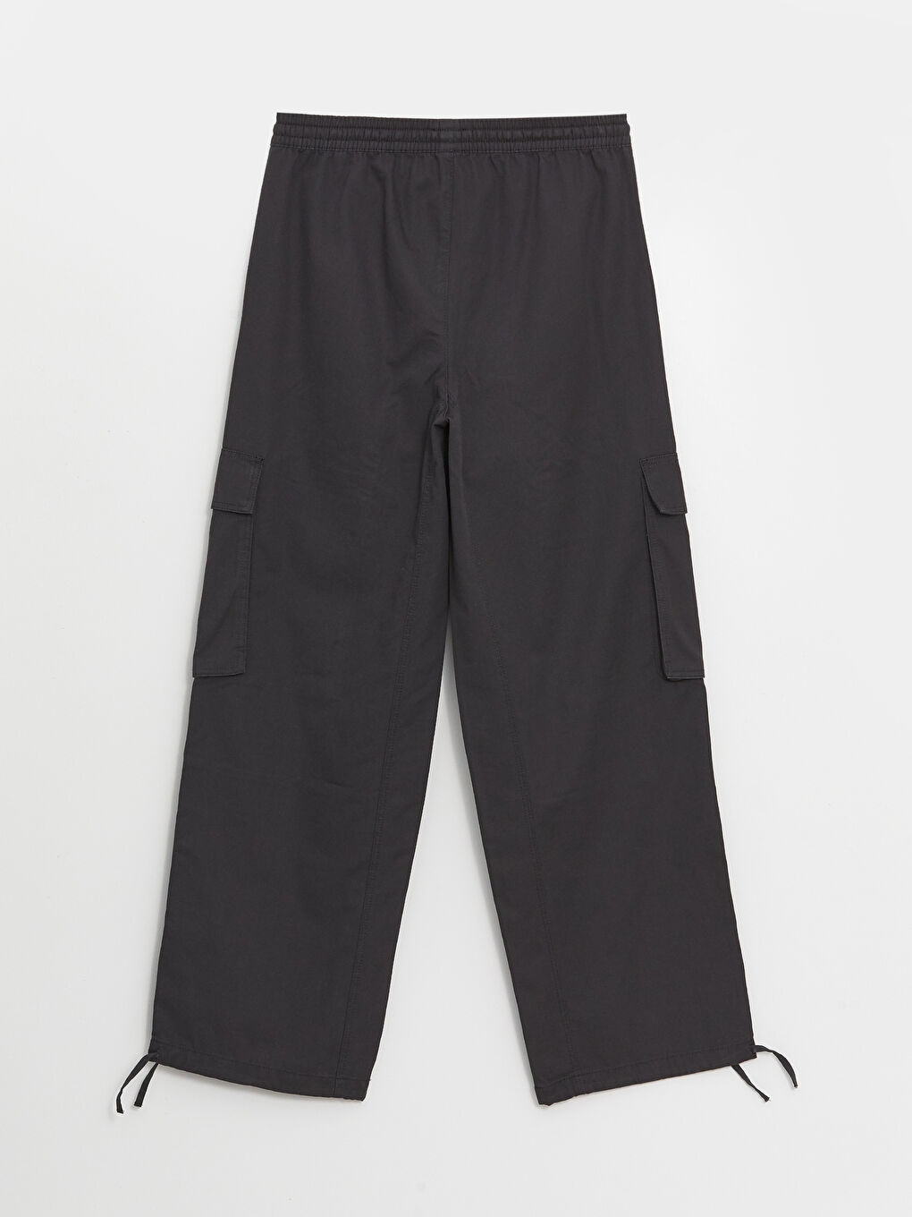 LCW Vision Pantalon Cargo Uni en Gabardine à Taille Élastiquée pour Femmes -W4AL48Z8-YG5
