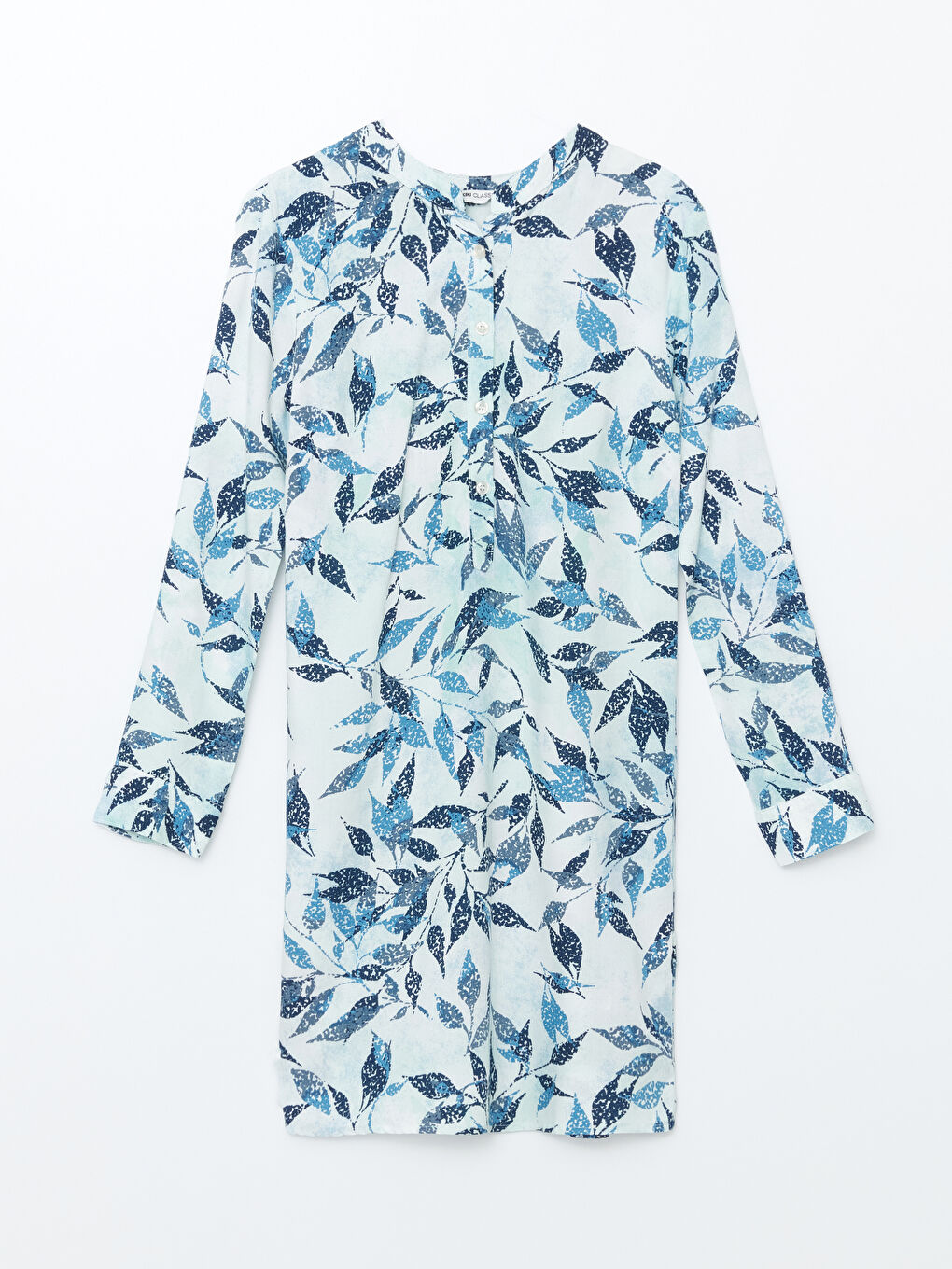 Notch Neck Patterned Women's Tunic-4