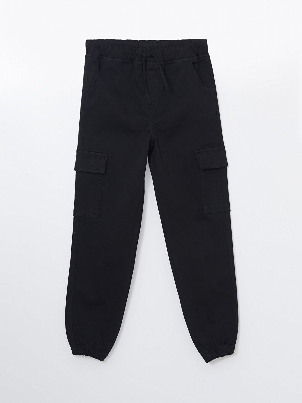 بنطلون كارغو رياضي بخصر مرن للبنات