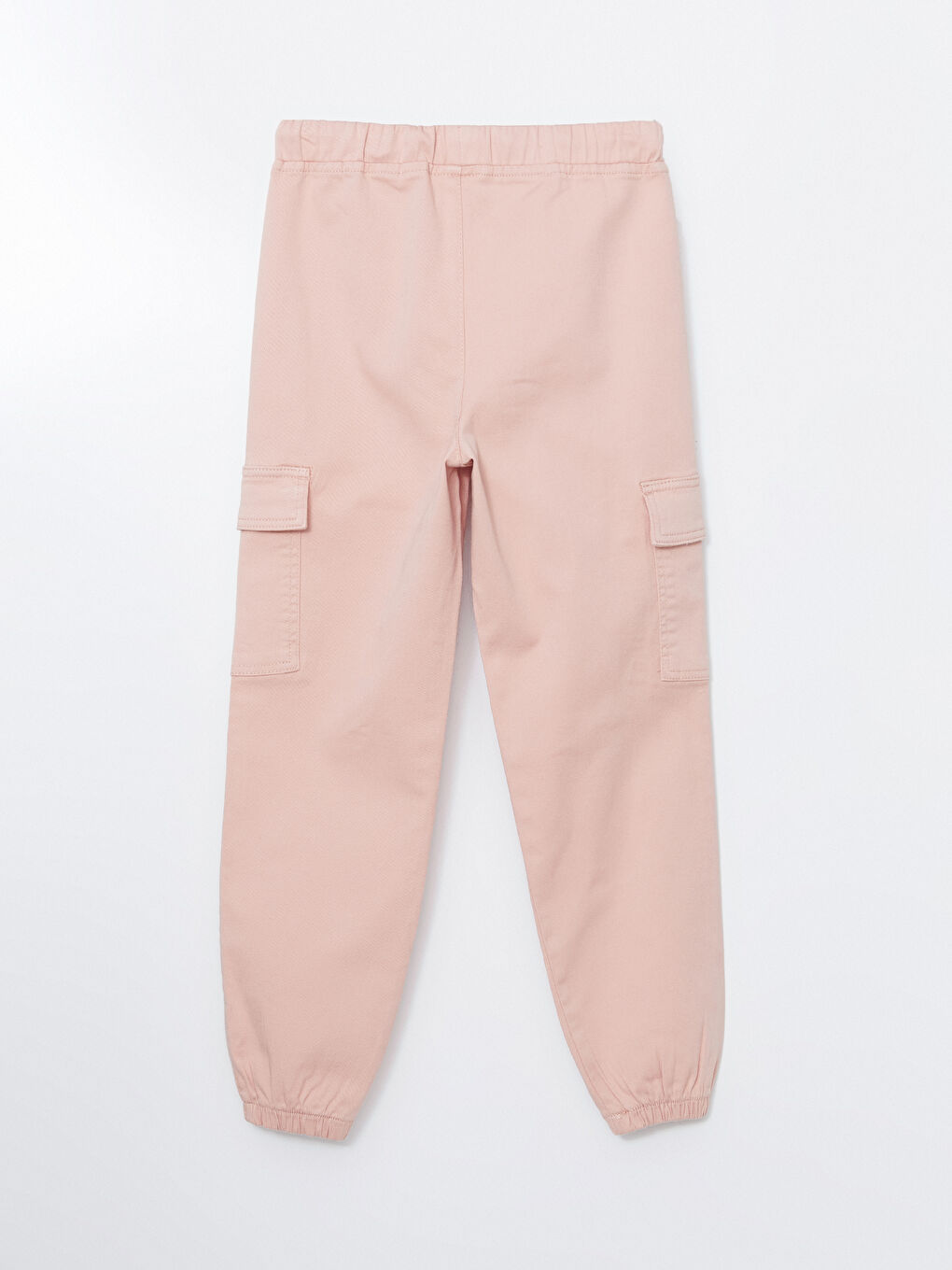 بنطلون كارغو رياضي للبنات بخصر مطاطي-2