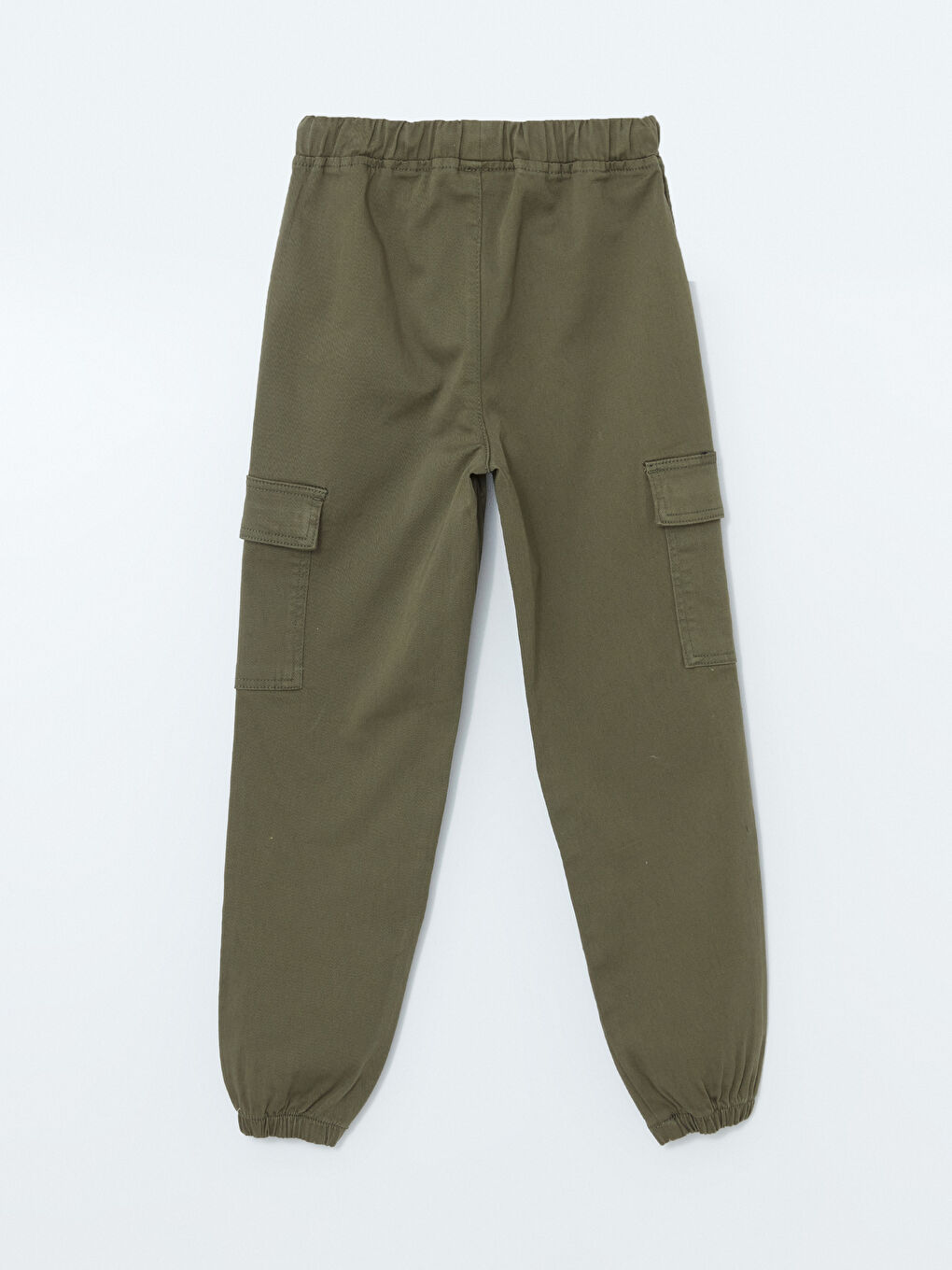 Elasticated Waist Girls' Cargo Jogger Trousers-2