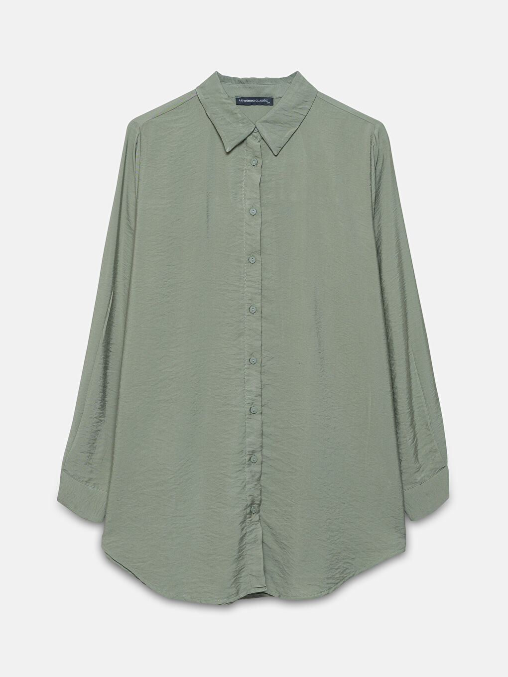 LCWAIKIKI Classic Plain Long Sleeve Women's Shirt Tunic -W4AL90Z8-YGN