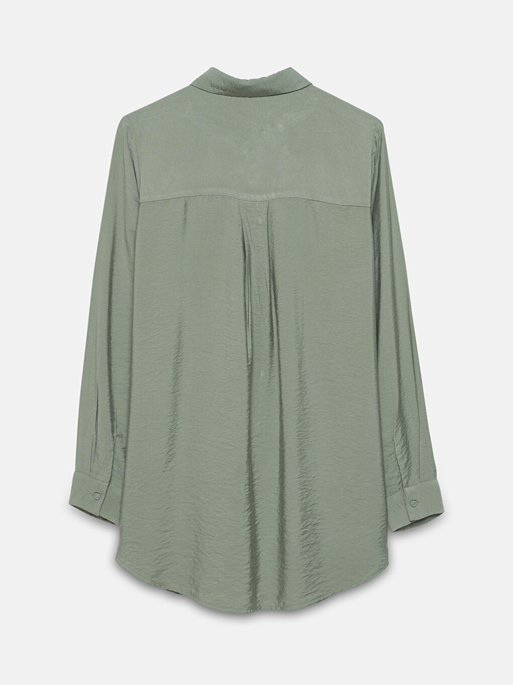 LCWAIKIKI Classic Plain Long Sleeve Women's Shirt Tunic -W4AL90Z8-YGN