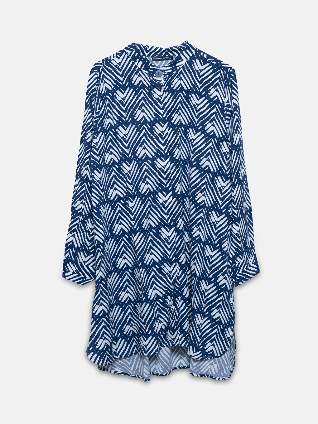LCWAIKIKI Classic Patterned Long Sleeve Women's Shirt Tunic -W4AL94Z8-LS3