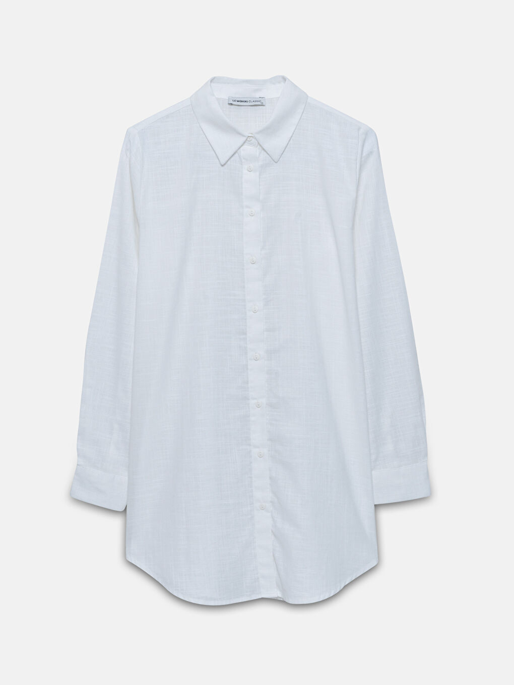 LCWAIKIKI Classic Plain Long Sleeve Women's Shirt Tunic -W4AL97Z8-Q6K