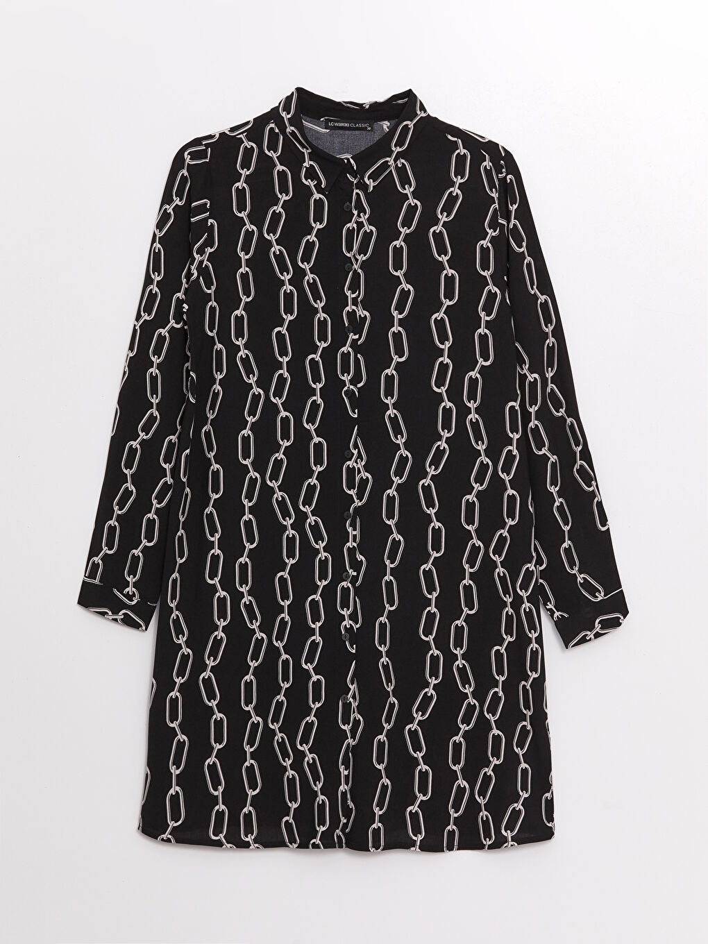 تونيك قميص نسائي منقوش-5