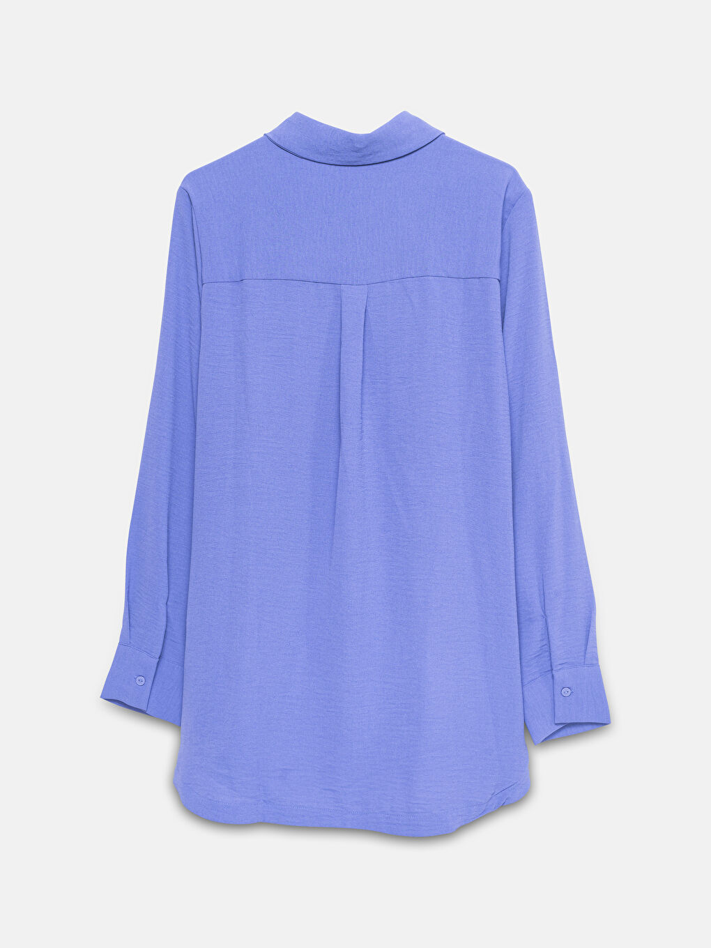 Plain Long Sleeve Women's Shirt Tunic-1