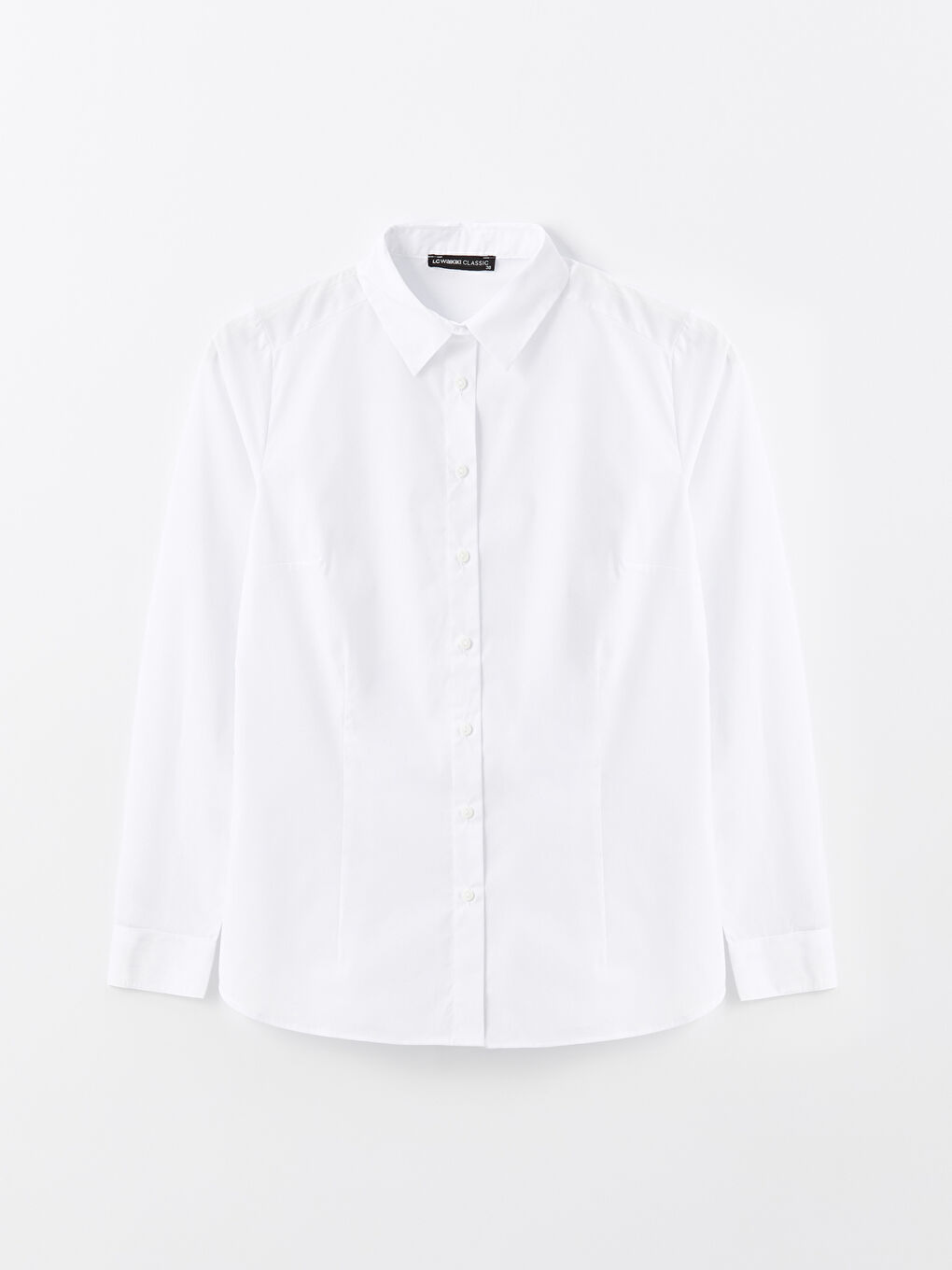 Plain Long Sleeve Women's Shirt -W4AN06Z8-FFB