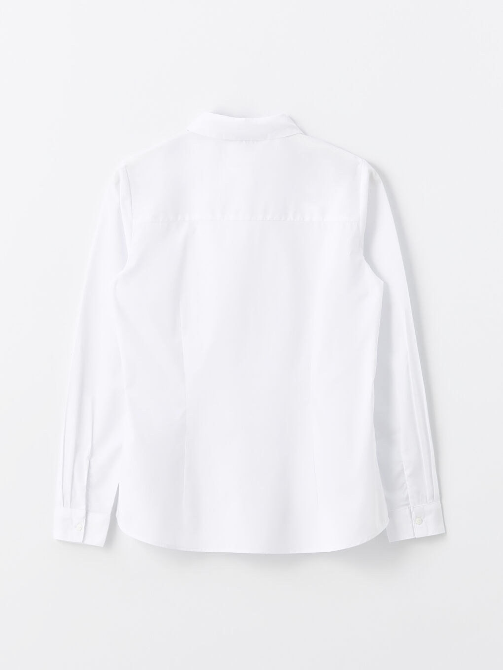 Plain Long Sleeve Women's Shirt -W4AN06Z8-FFB
