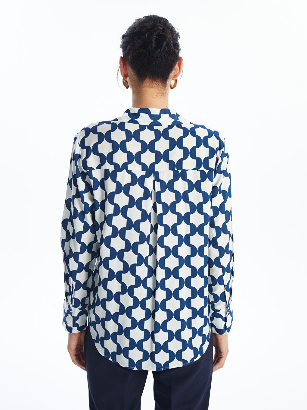 LCWAIKIKI Classic Patterned Women's Shirt -W4AN07Z8-LRA