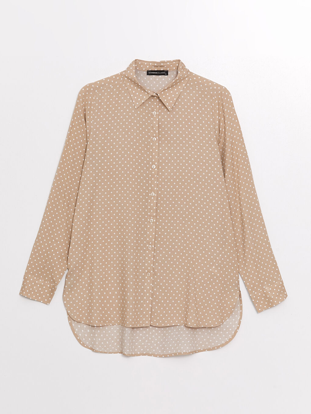 LC Waikiki Polka Dot Long Sleeve Women's Shirt -W4AN11Z8-LQB
