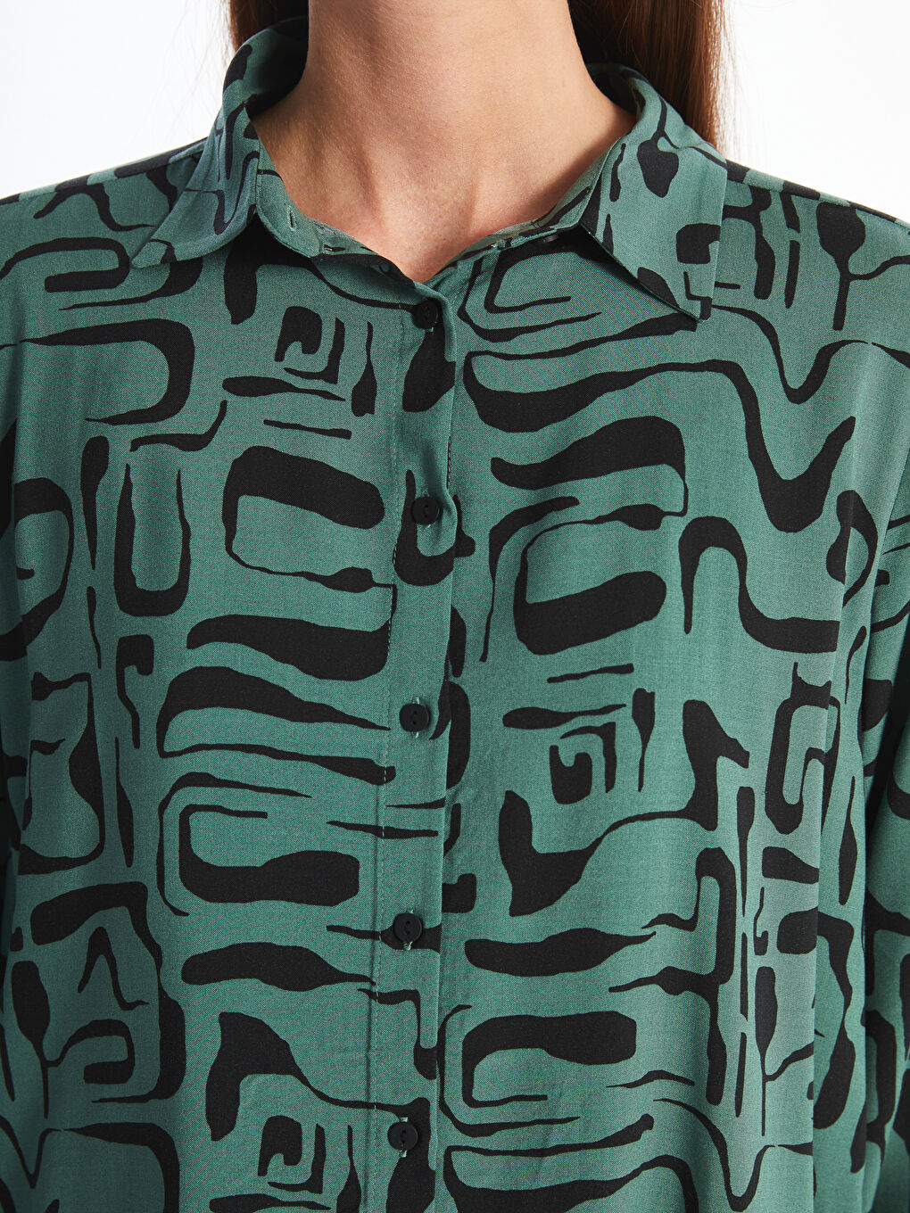 Ženska košulja dugih rukava sa dezenom-3