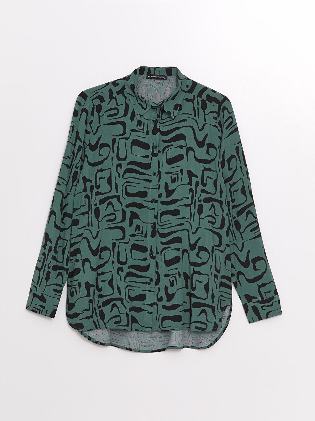 Ženska košulja dugih rukava sa dezenom-5