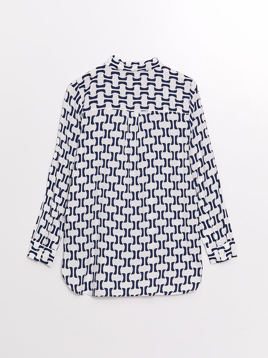 LCWAIKIKI Classic Patterned Long Sleeve Women's Shirt -W4AN11Z8-LS3