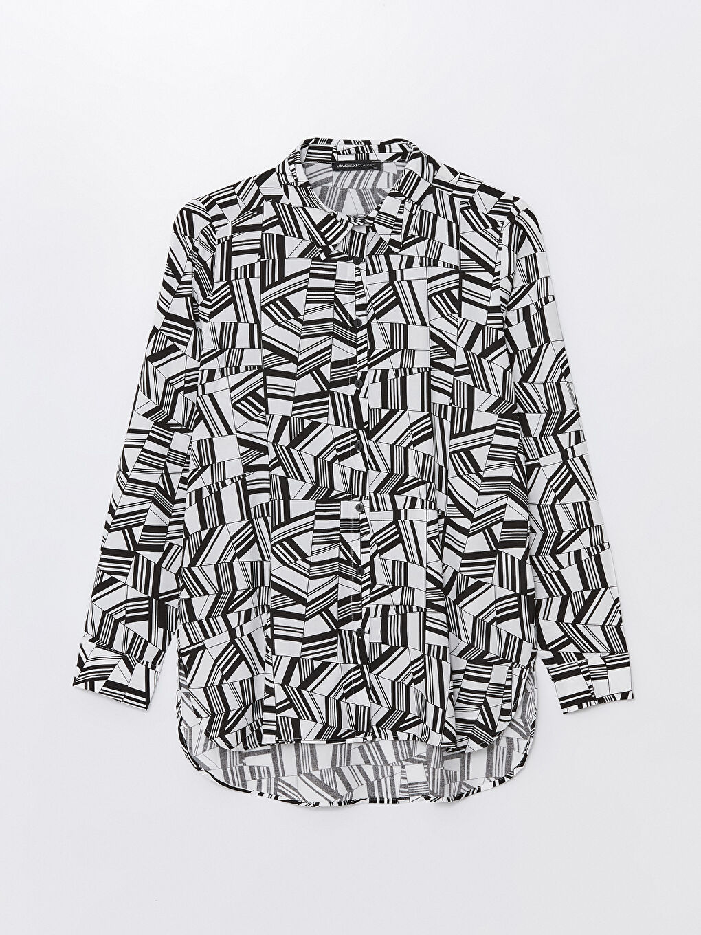 LCWAIKIKI Classic Patterned Long Sleeve Women's Shirt -W4AN11Z8-LU7