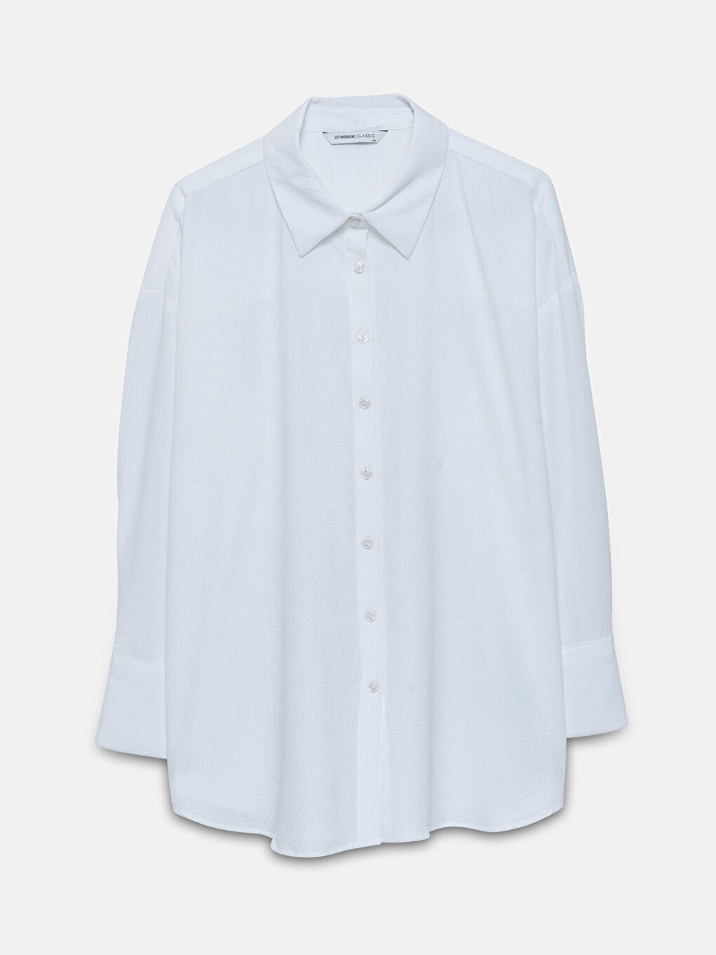 LCWAIKIKI Classic Plain Long Sleeve Women's Shirt -W4AN15Z8-Q6K