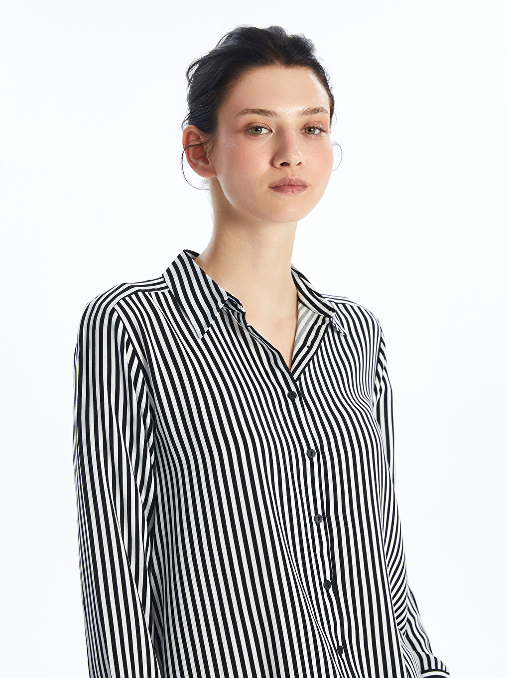 Chemise Rayée pour Femmes-1