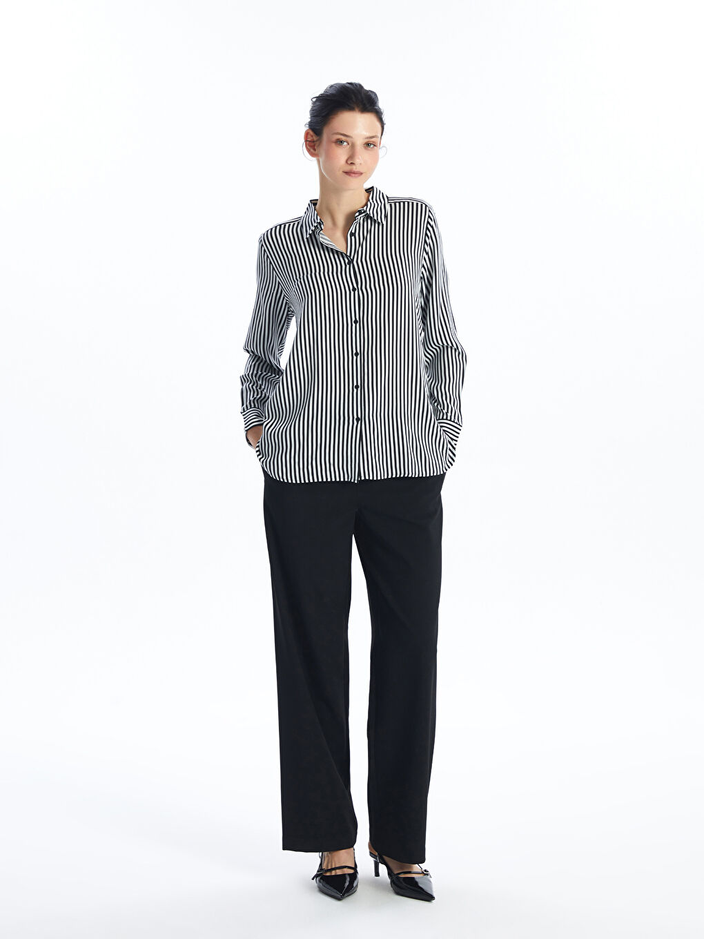 Chemise Rayée pour Femmes-2