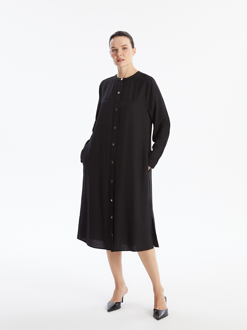 Robe Pour Femmes À Col Rond
